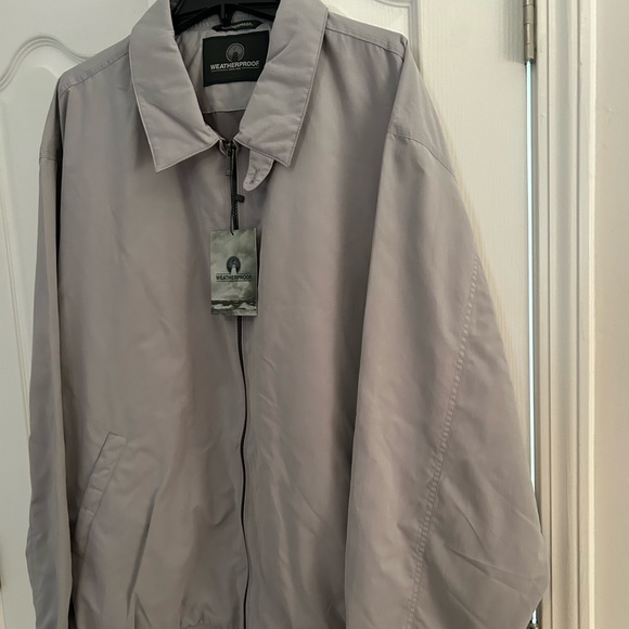 Weatherproof Fog Waterproof Warm Bomber Winter Jacket grayish size 4XL - Picture 4 of 12